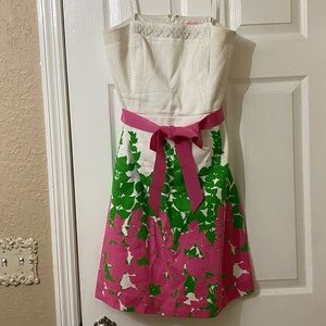 Lilly Pulitzer strapless dress